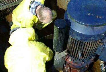 Instandsetzung eines Getriebemotors vor Ort