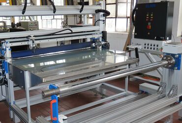 Modularer Wickel- und Schneidtisch