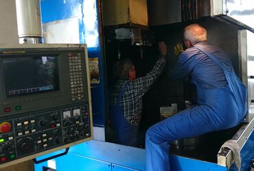 Reparatur eines Drehautomaten