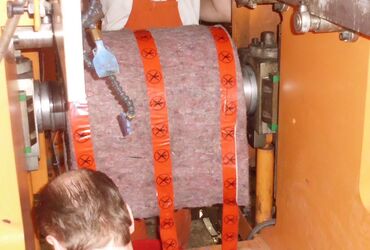 Umbau einer Walze vor Ort